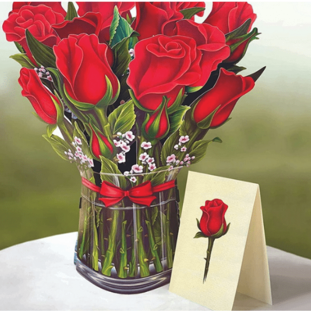 Bouquet de fleurs 3D Cheriedoudou - cadeau couple