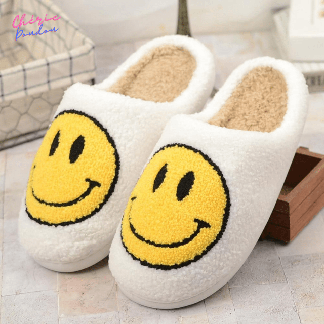Chaussons smiley 1 cheriedoudou