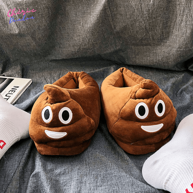 Chaussons smiley Brown cheriedoudou