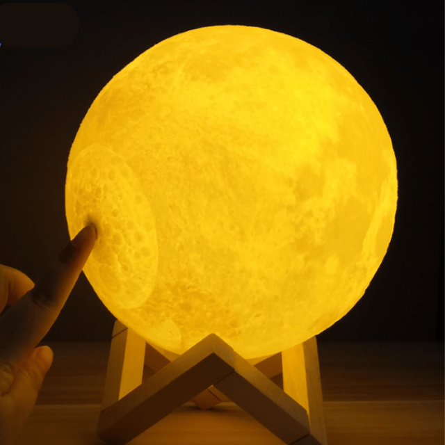 Lampe lune photo personnalisée - Commandez dès Maintenant !