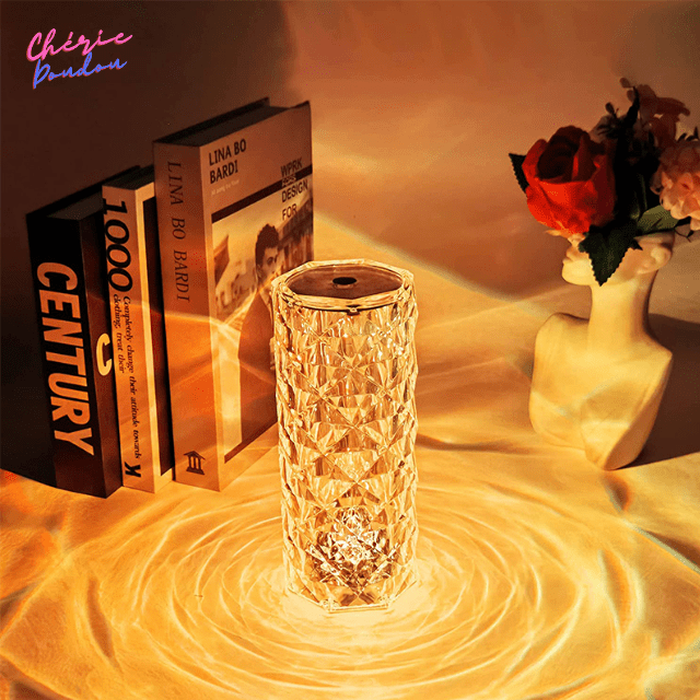 Lampe romantique Crystal LED cheriedoudou