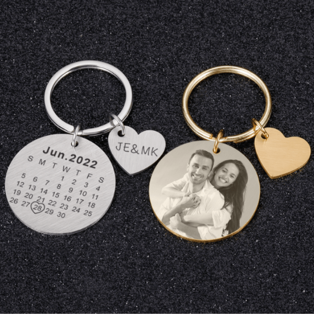 Porte-clefs couple You and Me cheriedoudou