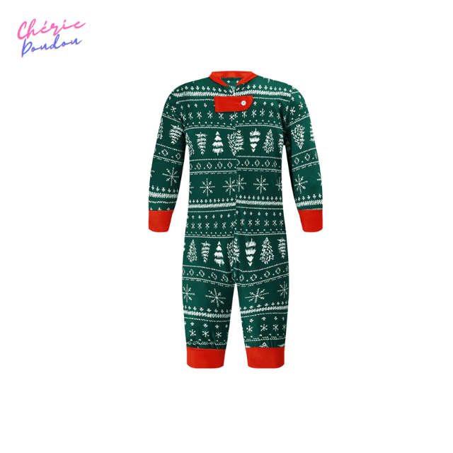 Pyjama Noël Vert cheriedoudou