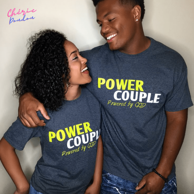 T-shirt Power couple cheriedoudou