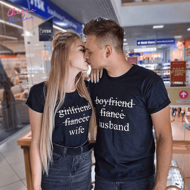T-shirts couple Husband/Wife cheriedoudou