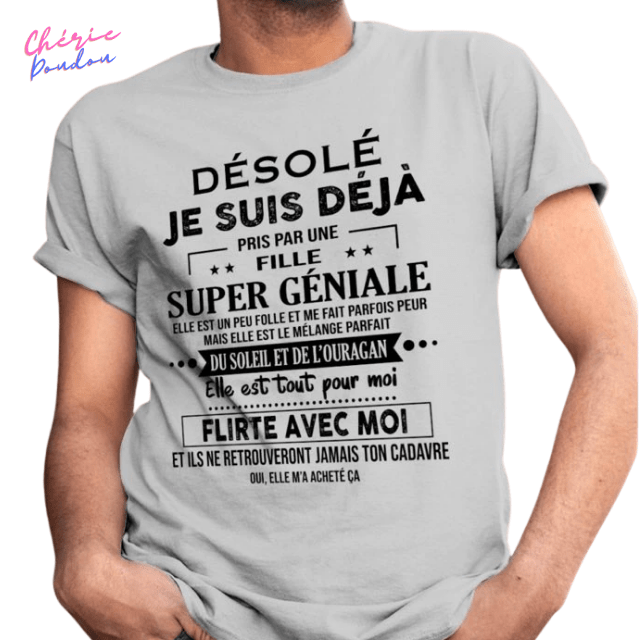 T-shirts « Déjà pris » cheriedoudou